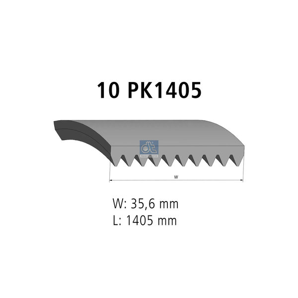 تسمه چندشیار (پلی‌وی) 4.80545 DIESEL TECHNIC